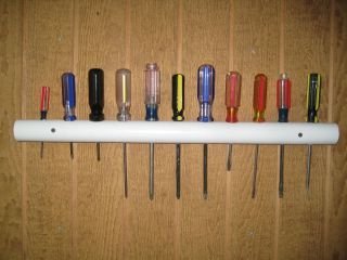 Organizing with PVC pipe